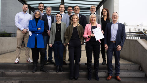 Gruppenbild der Projektbeteiligten